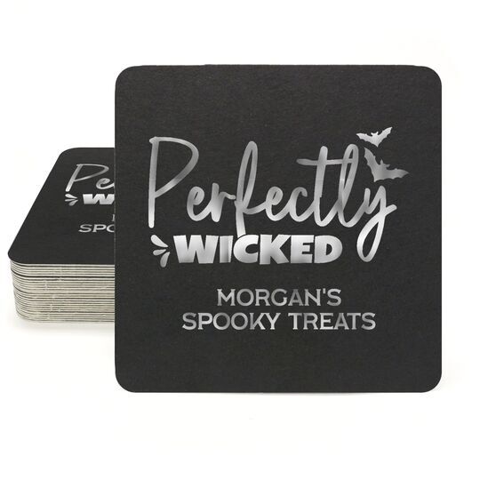 Perfectly Wicked Square Coasters